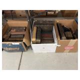 (3) Boxes of Bibles, Novels and Reference Books