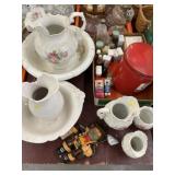 Pitcher and Bowls, Spice Tins, Bottles