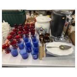 Beverage Dispenser, Tumblers, Stemware