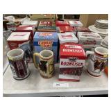 Budweiser Beer Steins