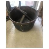 19th Century Riveted Copper Kettle