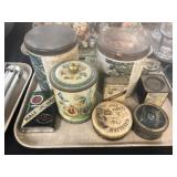 Advertising Tins with Canisters