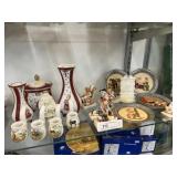 Sebastian Figurines and Collector Plates, etc.