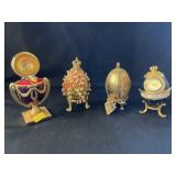 (4) Joan Rivers Decorative Eggs