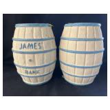 (2) Salt Water Taffy Banks