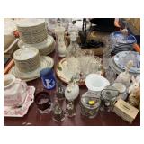 Chinaware, Pattern Glass, Collector Plates