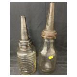 (2) 1 Qt. Oil Bottles