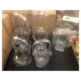 Heisey and Pressed Glass Baskets