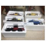 (5) 1:43 Scale Diecast Vehicles