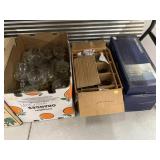 (5) Boxes of Stemware, Tumblers, Pattern Glass
