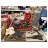 Oil Cans, Hand Tools, Fire Extinguisher