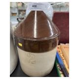 Stoneware Storage Crock with Jug