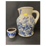 (2) Pieces of Salt Glazed Pottery