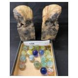 Marbles and Alabaster Figurines