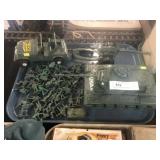 Plastic Army Men and Artillery Vehicles