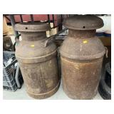 (2) Milk Cans