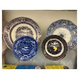 (4) Transferware Plates