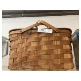 Split Oak Woven Picnic Basket