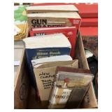 Knife Sharpener with Gun Reference Books