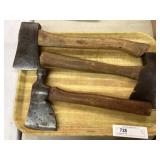 (3) Vintage Hatchets