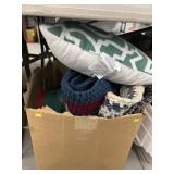 Floor Rugs, Pillow, Christmas Tree Stand