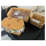 (3) Longaberger Baskets