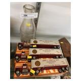 (3) Winross Trucks with York, PA Milk Bottles