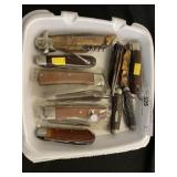 Case and Assorted Pocket Knives