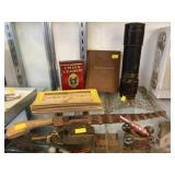 Vintage Padlock, Telescope, Stereo Viewer Cards