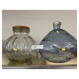 Glass Bottle with Canister