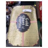 Vintage Gold Chest of Games