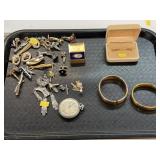 Costume Jewelry and Pocket Watch