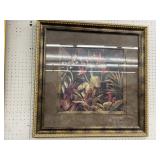 (2) Framed Floral Prints