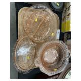 Pink Depression Glassware