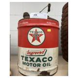 5 Gallon Texaco Oil Can