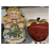 (2) Ceramic Cookie Jars