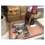 Caroler and Star Trek Figurines