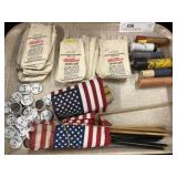 BB Bags, Buttons, Miniature Flags