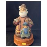 G. DeBrekht Musical Merchant Santa Figurine