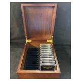 (10) Gold Highlighted Indian Head Pennies