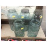 (5) Mason Jars