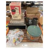 Knife Sharpener, Stereo, Candy Tin