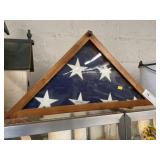 Cased Presentation Flag