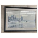 Framed Sailboat Print