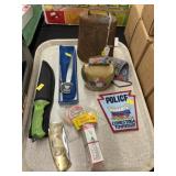 Bells, Knives, Police Patch