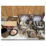 Punch Bowl, Serving Platters, Damaged Crock