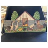 Menno Folk Art Oil On Board