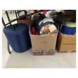 (5) Sleeping Bags with Throw