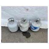 (3) Grill Propane Tanks