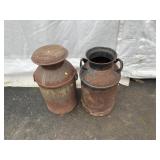 (2) Milk Cans